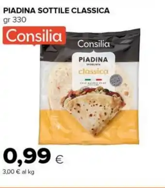 Tigre Amico PIADINA SOTTILE CLASSICA gr 330 Consilia offerta