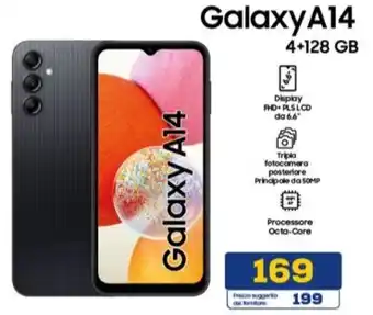 Euronics Samsung Galaxy A14 offerta