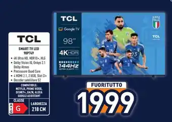 Unieuro TCL SMART TV LED offerta