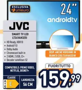 Unieuro JVC SMART TV LED LT24VAH3251 offerta