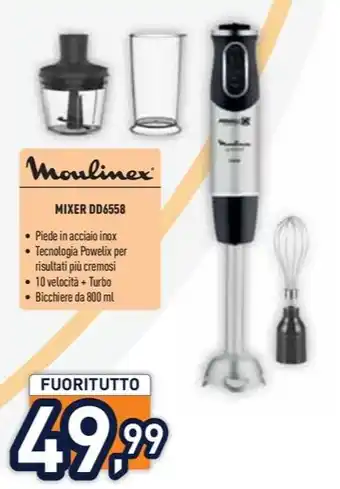Unieuro Moulinex MIXER DD6558 offerta