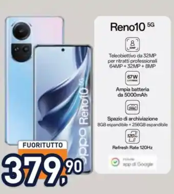 Unieuro Reno10 5G offerta