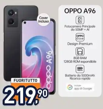 Unieuro Oppo A96 offerta
