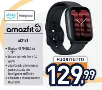 Unieuro amazfit ACTIVE offerta