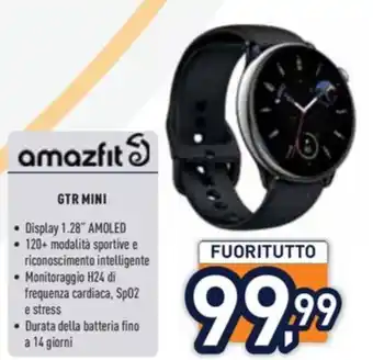 Unieuro amazfit GTR MINI offerta