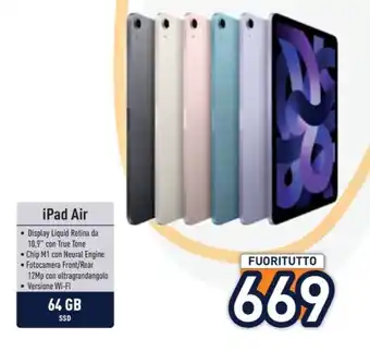 Unieuro iPad Air offerta
