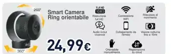 Unieuro Smart Camera Ring orientabile offerta