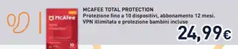 Unieuro MCAFEE TOTAL PROTECTION offerta