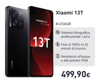 Unieuro Xiaomi 13T offerta