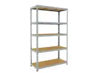 OBI Scaffale pokerino in legno e metallo 5 ripiani 120x50 cm offerta