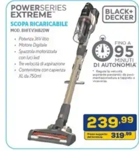 Euronics POWERSERIES EXTREME SCOPA RICARICABILE offerta
