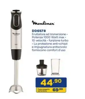 Euronics Moulinex Frullatore ad Immersione DD6578 offerta