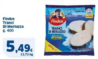 Sigma Findus Tranci Di Merluzzo g. 400 offerta