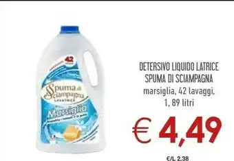 Conad Spuma Di Sciampagna Detersivo Liquido Latrice offerta