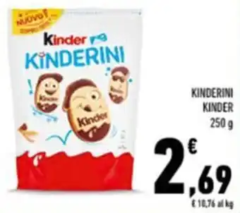 Conad KINDERINI KINDER 250 g offerta