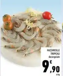 Conad MAZZANCOLLE TROPICALI decongelate offerta
