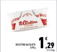 Conad RICCOTTINE VALCOLATTE offerta