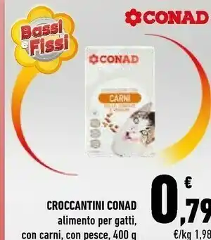 Conad Conad Croccantini Alimento Per Gatti offerta