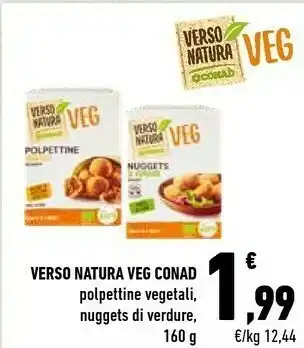 Conad Conad Verso Natura Veg Polpettine Vegetali offerta