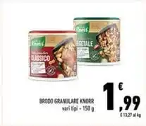 Conad BRODO GRANULARE KNORR vari tipi - 150 g offerta