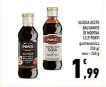 Conad GLASSA ACETO BALSAMICO DI MODENA L.G.P. PONTI gastronomica offerta