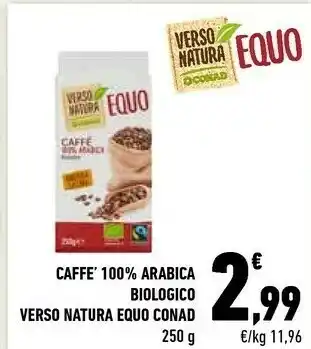 Conad Conad - Caffè 100% Arabica Biologico offerta