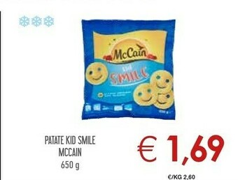 Conad Mccain Patate Kid Smile offerta