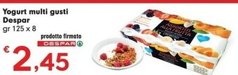 Despar Despar Yogurt Multi Gusti offerta