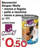 Despar Despar Molly Bocconcini Manzo E Fegato/ Pollo E Tacchino /tonno E Pesce Bianco offerta