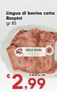Despar Raspini Lingua Di Bovino Cotta offerta