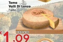 Despar Toma Valli Di Lanzo offerta