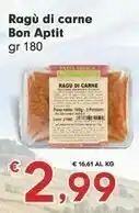 Despar Eurospar Ragu Di Carne Bon Apetit offerta