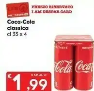 Despar Coca-Cola - Coca-Cola 330 G(ml) offerta