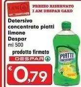 Despar Despar Detersivo Concentrato Piatti offerta