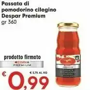 Despar Despar - Passata Di Pomodoro offerta