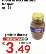 Despar Despar Filetti Di Alici Distese offerta