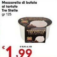 Despar Tre stelle Mozzarella Di Bufala Al Tartufo offerta