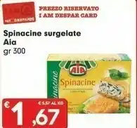 Despar Aia Spinacine Surgelate offerta