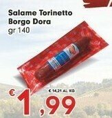 Despar Borgo dora Salame Torinetto offerta