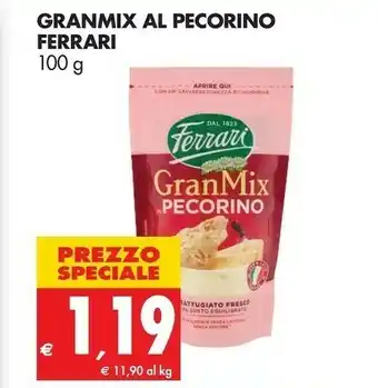 Tigros Ferrari Gran Mix Al Pecorino 100 G(ml) offerta