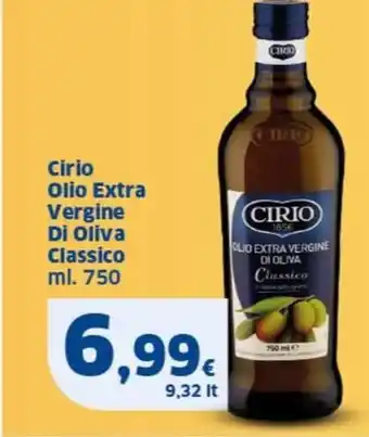 Sigma Cirio Olio Extra Vergine Di Oliva Classico ml. 750 offerta