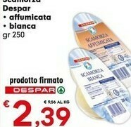 Despar Despar - Scamorza Bianca 250 G(ml) offerta