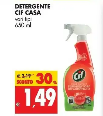 Tigros Cif Detergente Casa Vari Tipi offerta