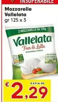 Despar Vallelata Mozzarelle offerta