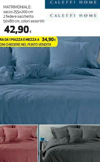 Coop Caleffi Set Copripiumino Vintage Matrimoniale offerta