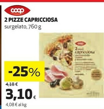 Coop Pizza surgelata offerta