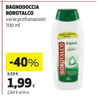 Coop Borotalco Bagnodoccia offerta