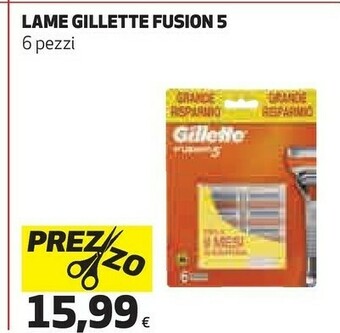 Coop Gillette Fusion 5 Lame offerta