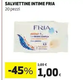 Coop Fria Salviettine Intime offerta