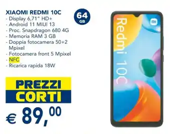 Esselunga XIAOMI REDMI 10C offerta